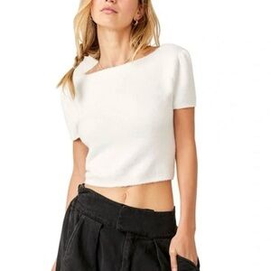 NWT Free People Keep Me Warm Crop Sweater